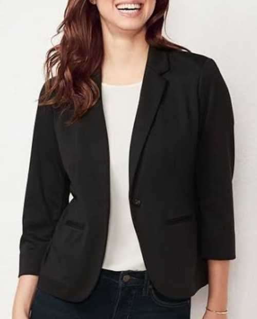 Classic black blazer