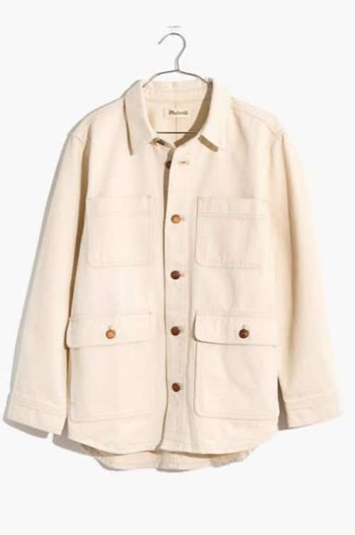 Light Beige Utility jacket