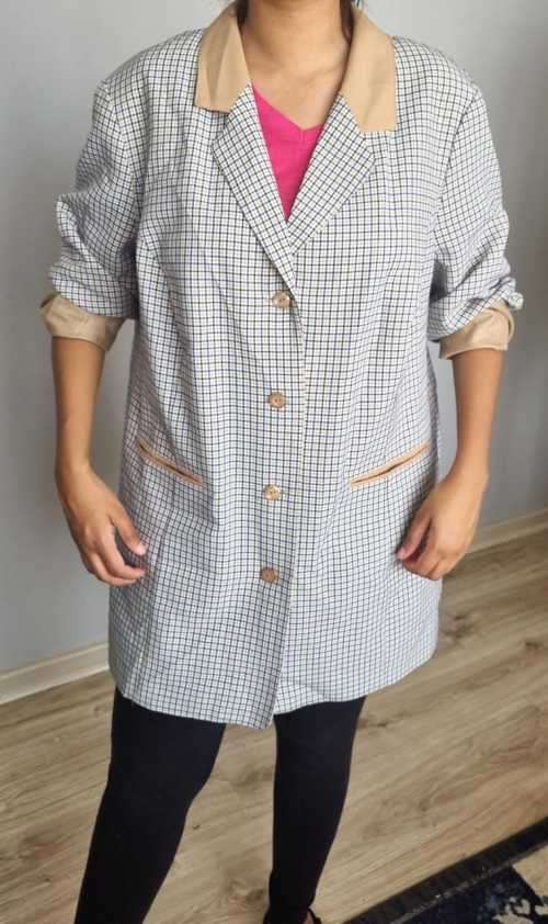 Lovely check longer length Blazer