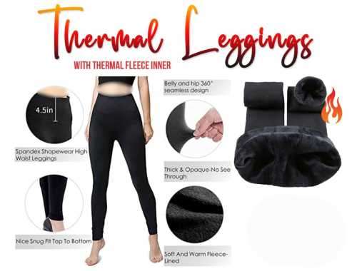 Winter thermal leggings