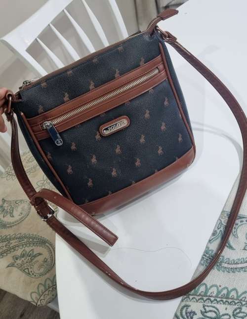 Classic POLO sling bag ...black and brown