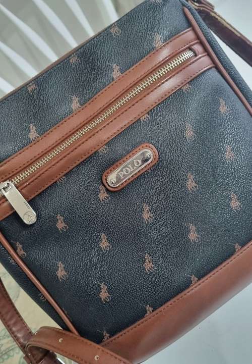 Classic POLO sling bag ...black and brown