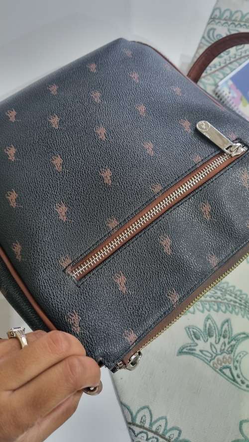 Classic POLO sling bag ...black and brown