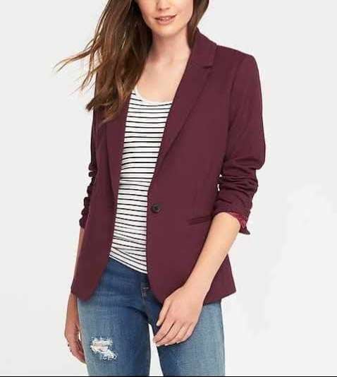 Maroon textured blazer  .... From R30 Shipping