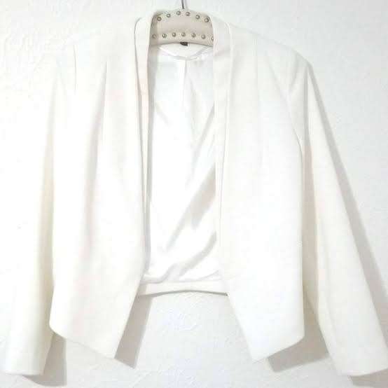 Gorgeous white collarless blazer .... From R30 Shipping