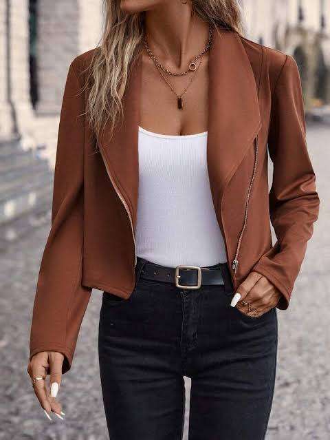 Beautiful brown waterfall jacket ... From R30 Shipping