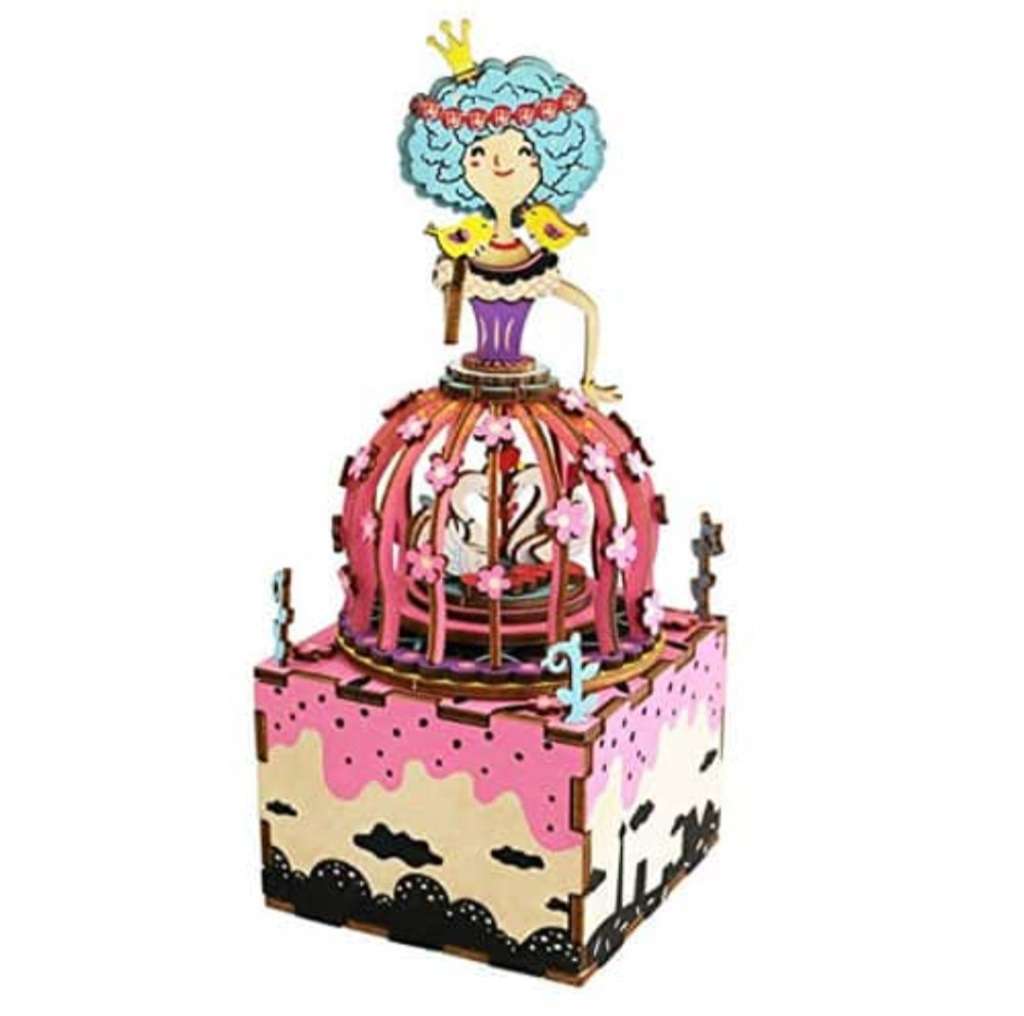 Princess Wooden 3D Music Box Puzzle..zle