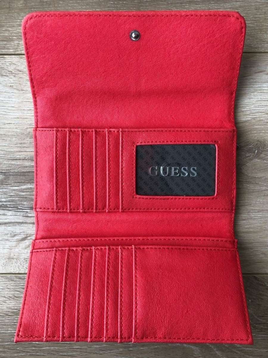 Beautiful GUESS red/coral wallet