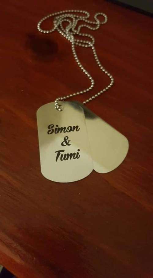 Dog tags with free engraving