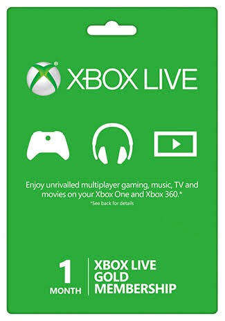 Xbox Live Gold 1 Month (**BARGAIN**)