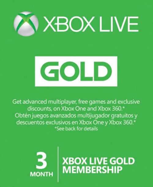 Xbox Live Gold 3 Months **BARGAIN**