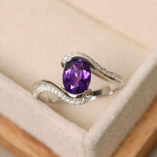 CHEAPER DEALS - 0.22ct NATURAL AMETHYST - BEAUTIFUL OVAL CUT