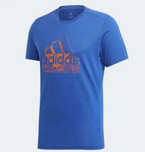 ADIDAS Men`s Essential Graphic T-shirt Royal Blue GD6091 - Size Extra Large