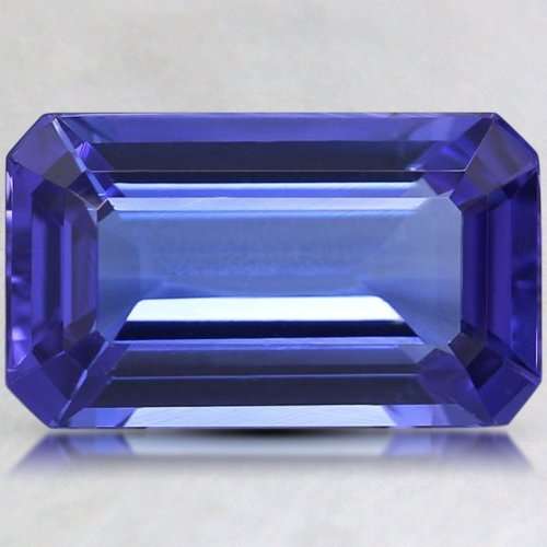 0.55-0.56ct NATURALLY MINED TANZINITE - Emerald cut. 3.1mm x 5.1mm