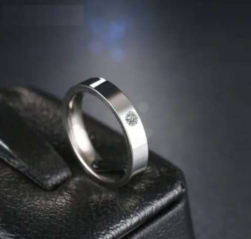 TITANIUM (NEVER FADE) Ring Size 10 US(SILVER ONLY)