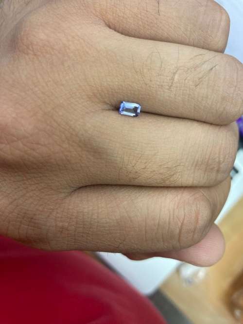 0.3cts - Natural Mined TANZANITE Emerald Cut. 3.1mm x 5.1mm. BEAUTIFUL GEMSTONE