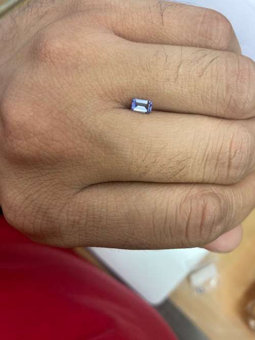 0.3cts - Natural Mined TANZANITE Emerald Cut. 3.1mm x 5.1mm. BEAUTIFUL GEMSTONE