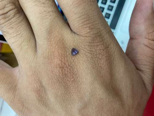 0.3cts - Natural Mined Trillion Cut TANZANITE 4mm