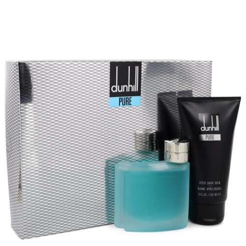 DUNHILL PURE GIFT SET - 75 ml Eau De Toilette Spray + 150 ml After Shave Balm