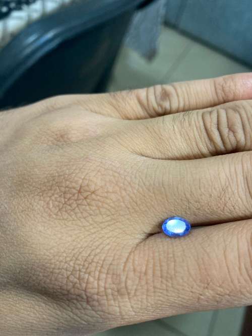 AMAZING 0.83cts - Natural Mined Oal Cut TANZANITE. 5mm x 7mm.