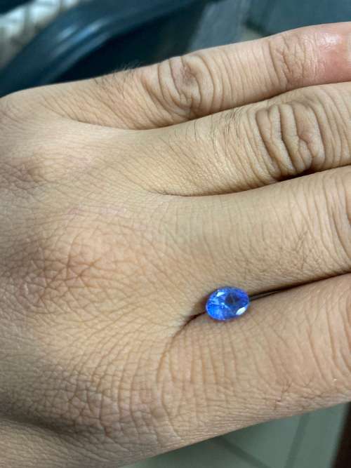 AMAZING 0.83cts - Natural Mined Oal Cut TANZANITE. 5mm x 7mm.