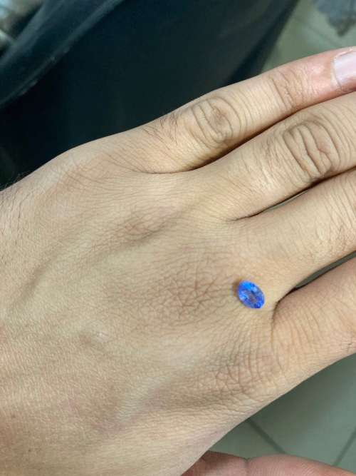 AMAZING 0.83cts - Natural Mined Oal Cut TANZANITE. 5mm x 7mm.