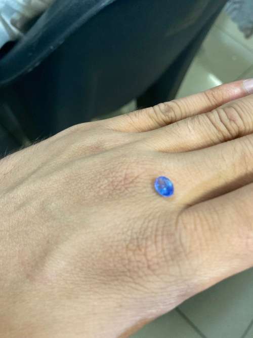 AMAZING 0.83cts - Natural Mined Oal Cut TANZANITE. 5mm x 7mm.