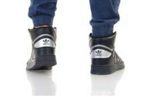 adidas Men`s DROP STEP Core Black / Silver Metallic EF7141 Size UK 9 (SA 9)