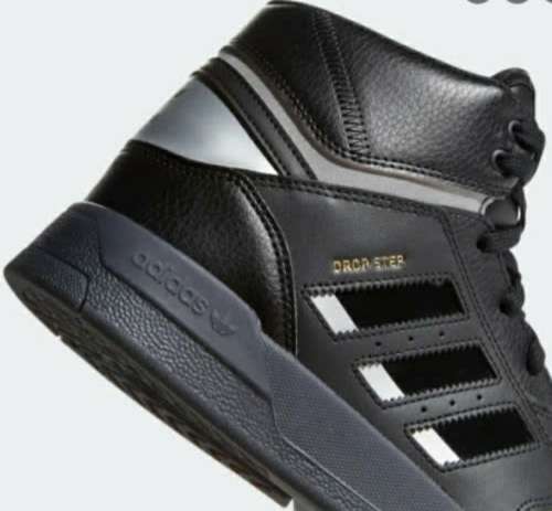 adidas Men`s DROP STEP Core Black / Silver Metallic EF7141 Size UK 9 (SA 9)