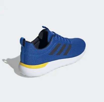 adidas Men`s Lite Racer CLN Blue/ Black/Yellow EG3138 Size UK 9 (SA 9)