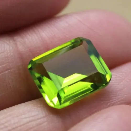 Natural Mined Emerald Peridot 6.9 x 4.9mm 0.80cts
