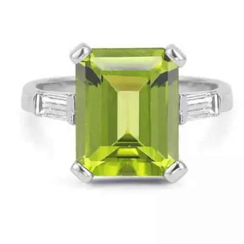 Natural Mined Emerald Peridot 6.9 x 4.9mm 0.80cts