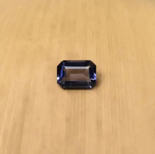 FINEST OF GEMSTONES. 0.3cts - Natural Mined TANZANITE Emerald Cut. 3.1mm x 5.1mm.