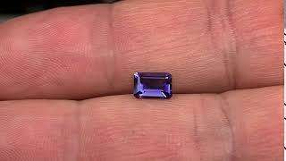 STUNNING 0.3cts - Natural Mined TANZANITE Emerald Cut. 3.1mm x 5.1mm.