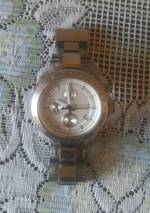 Fossil men`s stainless steel watch 10ATM
