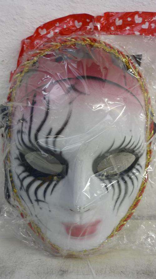 party - mask - full theatre mask - adult size - plastic
