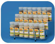 BRAAI - SPICE RACK - Chrome - TRIPPLE TIER also good for use at a  BRAAI / barbeque - KITCHEN