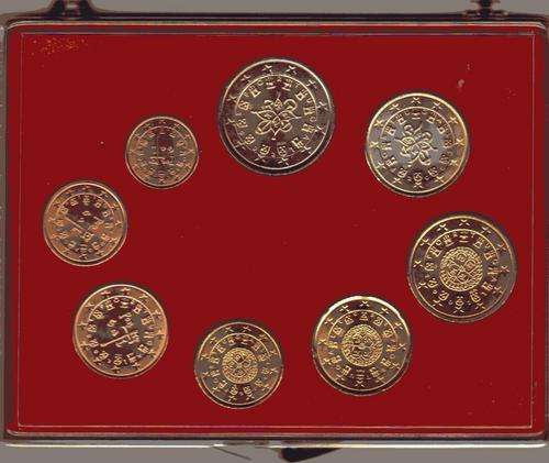 Portugal 2002 BU Euro Mint Set
