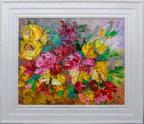 *** CORNE WEIDEMAN oil on board at a crazy R1 start *** 600mm x 500mm + FRAME