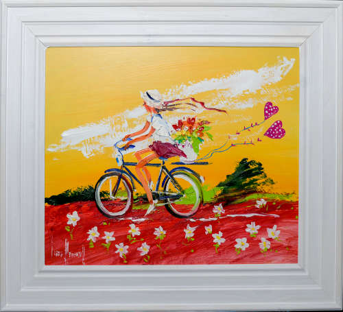 *** CORNE WEIDEMAN oil on board at a crazy R1 start *** 600mm x 500mm + FRAME