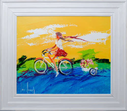 *** CORNE WEIDEMAN oil on board at a crazy R1 start *** 600mm x 500mm + FRAME