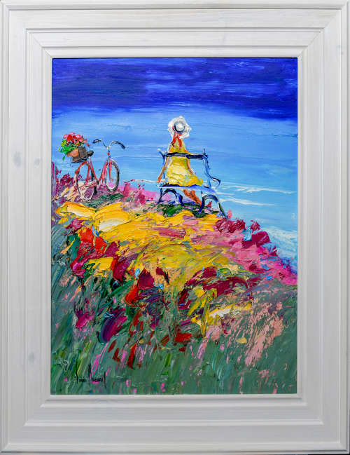 *** CORNE WEIDEMAN oil on board at a crazy R1 start *** 600mm x 500mm + FRAME