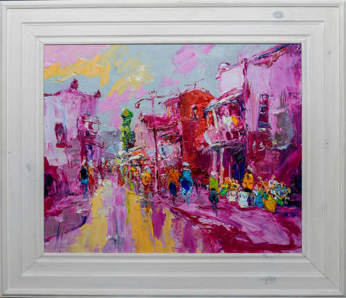 *** CORNE WEIDEMAN oil on board at a crazy R1 start *** 600mm x 500mm + FRAME