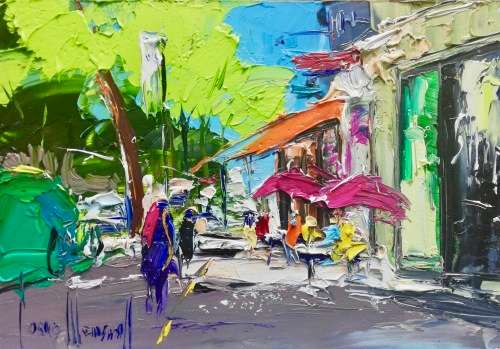 *** CORNE WEIDEMAN oil on board at a crazy R1 start *** 300mm x 210mm