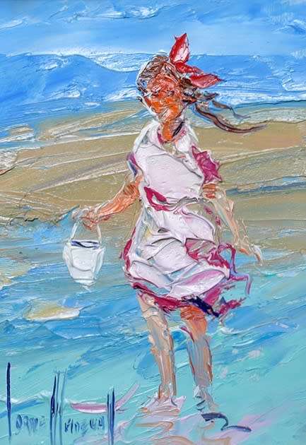 *** CORNE WEIDEMAN oil on board at a crazy R1 start *** 300mm x 210mm