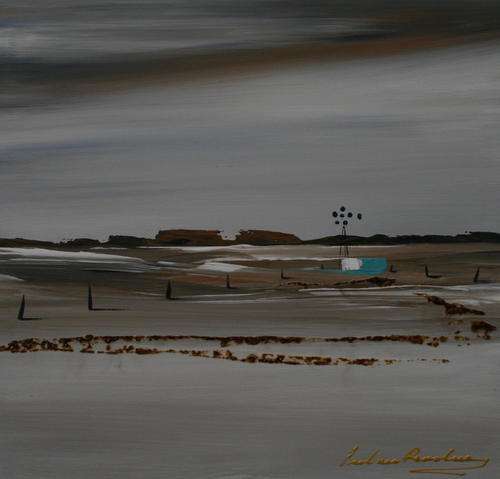 *** PAUL VAN RENSBURG acrylic on Board at a crazy R1 start *** 400mm x 400mm