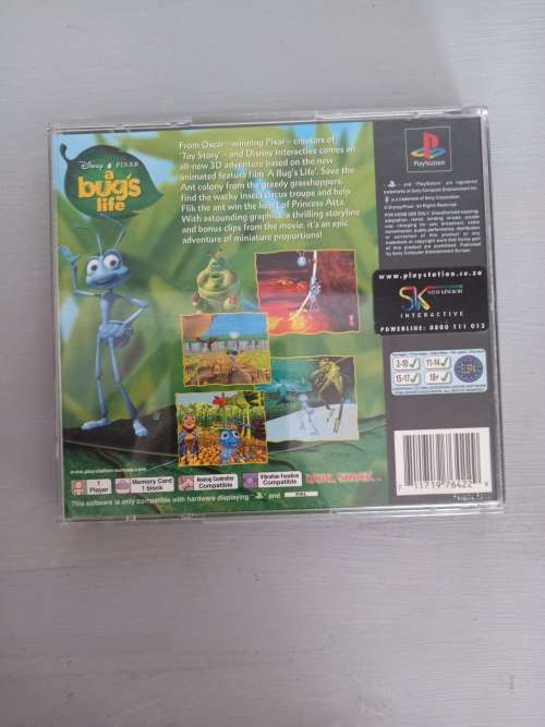 A Bug's life Playstation game PS1 DISNEY working