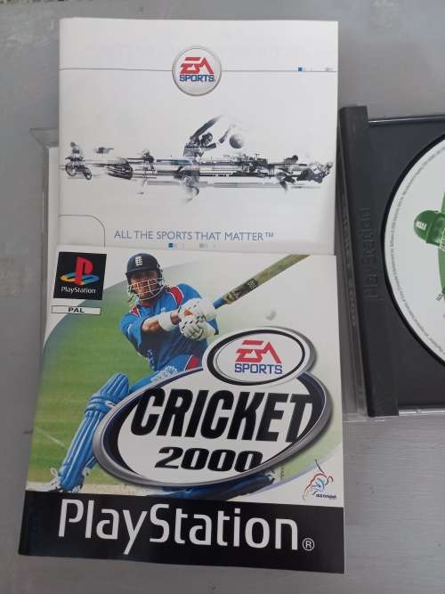 Cricket 2000 Playstation Game Complete with Manual PS1 Playstation 1