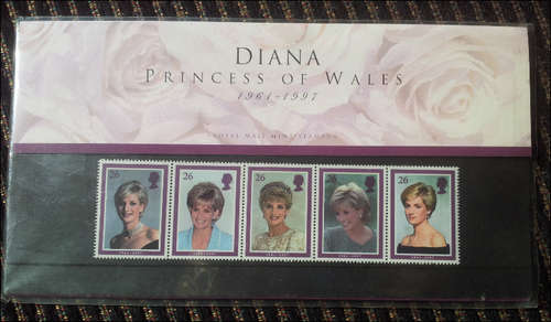 ***COVER FILLED WITH THE 21ST BIRTHDAY OF DIANA STAMPS UM MINT***
