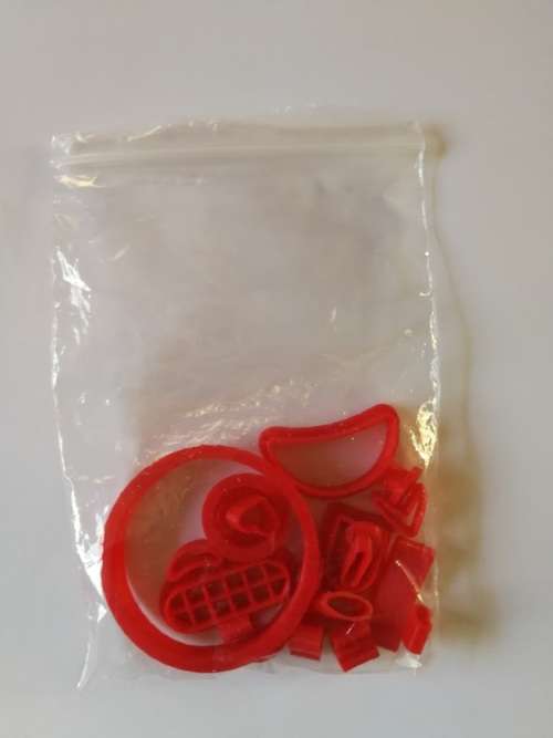 Different Kinds Of Circle Face Emoji Fondant Cupcake Top Made 3D Printed Cookie Cutter Set